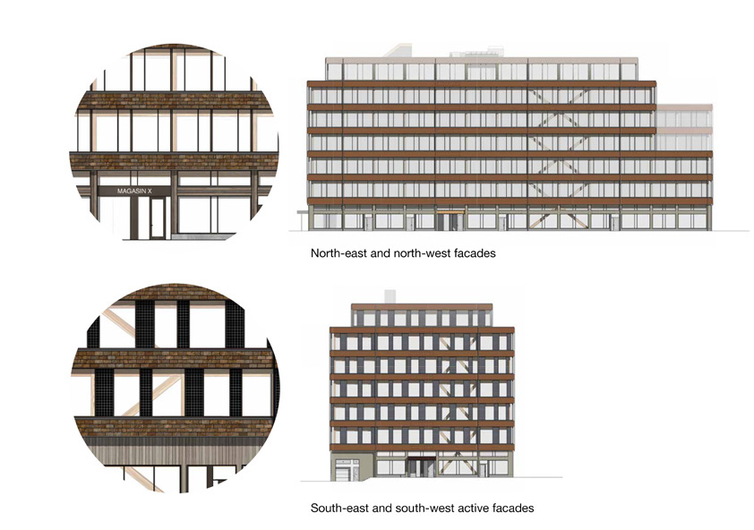 Magasin X facade